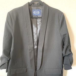 Scoop XL blazer with scrunched sleeves